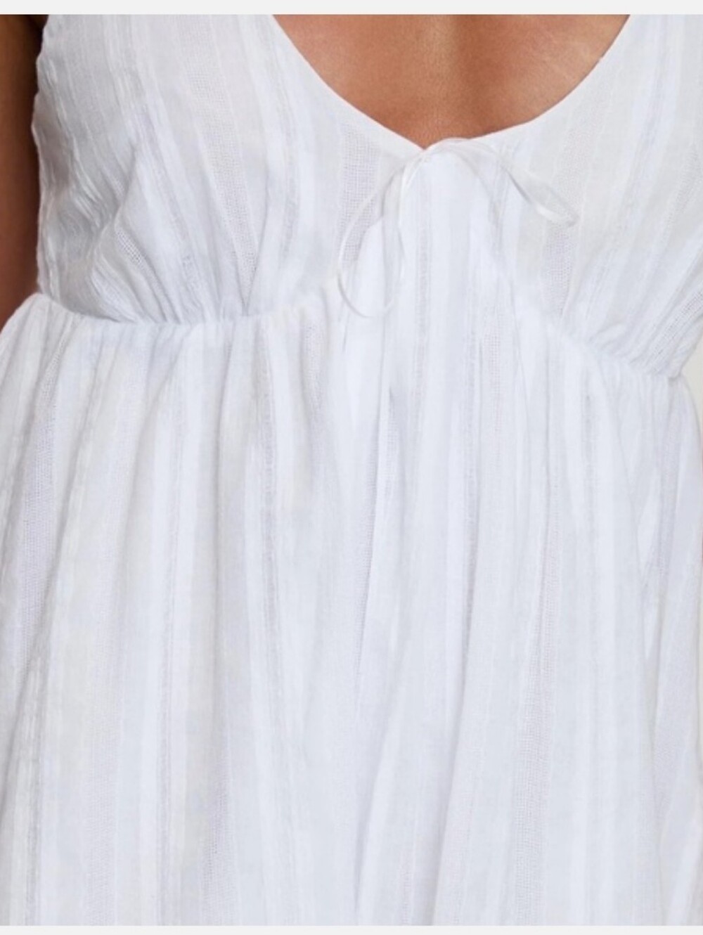Princess Polly White Babydoll Mini Dress - Picture 3 of 8